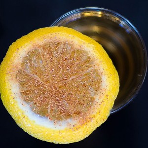 Tequila Shot with Lime